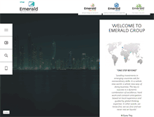 Tablet Screenshot of emeraldgroup-inc.com